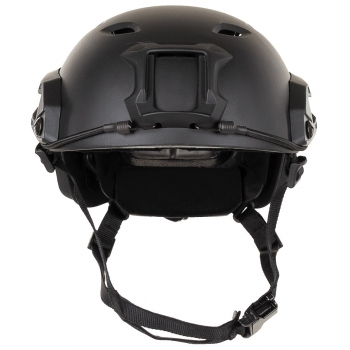 US Helm FAST Fallschirmjäger w Rails BLACK
