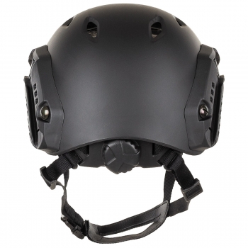 US Helm FAST Fallschirmjäger w Rails BLACK