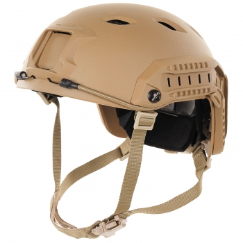 US Helm FAST Fallschirmjäger w Rails coyote