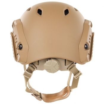 US Helm FAST Fallschirmjäger w Rails coyote