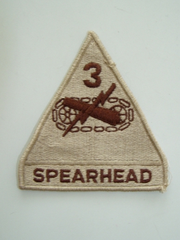 3rd Armor Division SPEARHEAD DCU Uniform Abzeichen patch