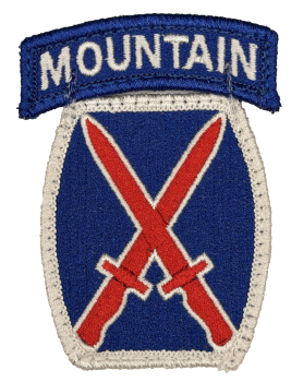 US Army 10th Mountain Division MOUNTAINEERS