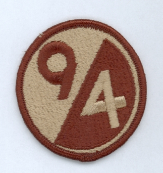 94th Infantrie Divison DCU Desert Uniform Abzeichen patch