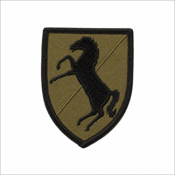 11th Armored Cavalry "BLACK HORSES" BDU patch