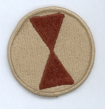 7th Infantrie Division DCU patch