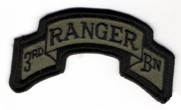3d RANGER BN BDU Uniform Abzeichen tab scroll