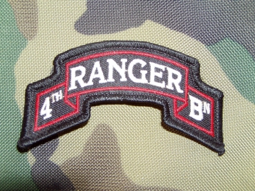 4th RANGER BN Uniform Abzeichen tab scroll