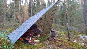Helikon Tex SUPERTARP Small® PL Woodland Camouflage