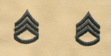 Staff Sergeant E-6 Rank DCU Desert Uniform Abzeichen
