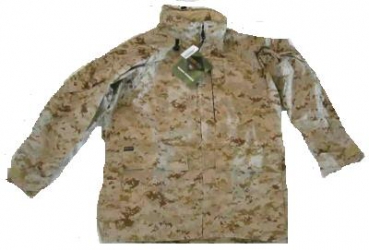 US Marines USMC MARPAT Desert Army APECS Parka Goretex JACKE