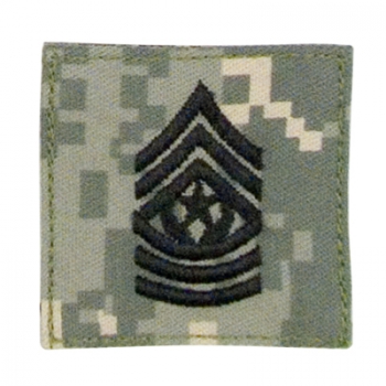 Command Sergeant Major Velcro Rank