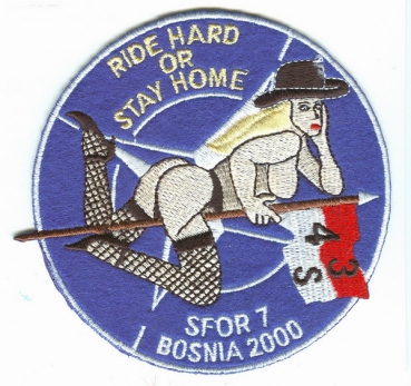 4-3 US Cavalry Army Aviation SFOR 7 BOSNIA Abzeichen patch
