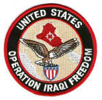 United States Operation Iraqi Freedom Military Patch Abzeichen