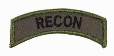 US ARMY RECON BDU Uniform OD Green patch Abzeichen