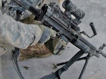 US ARMY M249 SAW Woodland Camouflage Behälter pouch