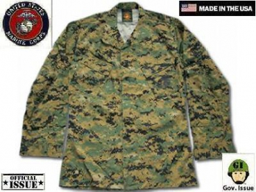 US Marines USMC MARPAT Woodland MCCUU TarnJacke