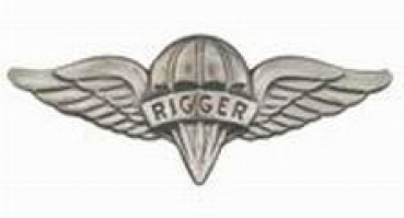 US ARMY Parachutist Rigger Jump Wings Badge