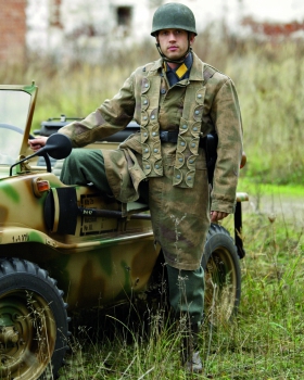 Wehrmacht WH Fallschirmjägerhelm (Repro) oliv