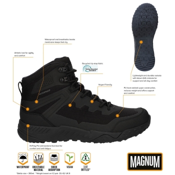 Preview: MAGNUM Einsatzstiefel Ultima 6.0 Waterproof schwarz