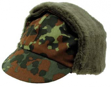 Bundeswehr BW Wintermütze flecktarn