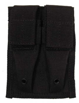 Doppel Pistolen Magazintasche MOLLE Modular System schwarz
