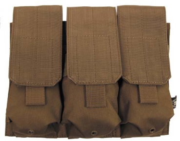 Dreifach Magazintasche MOLLE Modular System Coyote tan