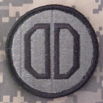 31st Armored Brigade ACU Patch - Foliage Green