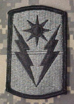 40th Armored Brigade ACU Patch- Foliage Green