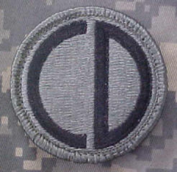 85th Infantry Division ACU Patch - Foliage Green