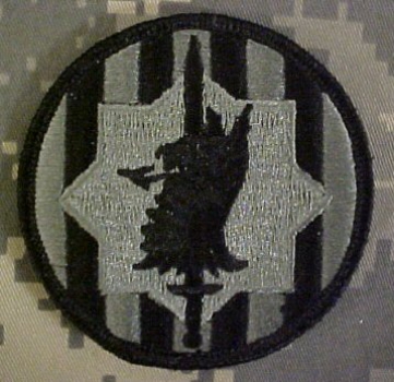 89th Military Police Brigade ACU Patch foliage green
