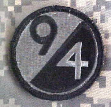 94th Infantry Division ACU Patch - Foliage Green