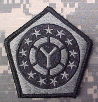 108th Sustainment Brigade ACU Patch foliage green