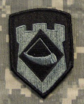 111th Engineer Brigade ACU Patch foliage green