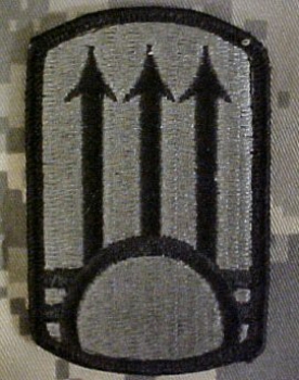 111th ADA Air Defense Artillery ACU Patch foliage green