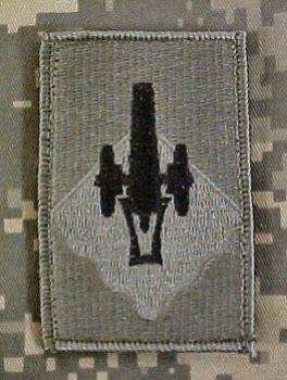 135th Field Artillery ACU Patch foliage green