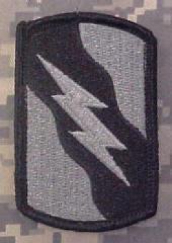 155th Armor Brigade ACU Patch foliage green
