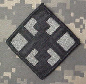 411th Engineer Brigade ACU Patch - Foliage Green