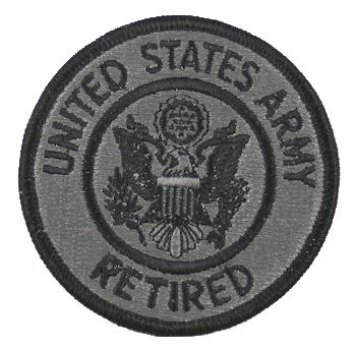 U.S. Army Retired ACU Patch - Foliage Green