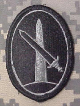 Military District of Washington (MDW) ACU Patch - Foliage Green