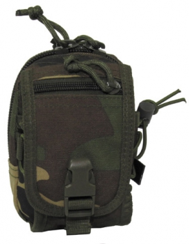 Mehrzwecktasche MOLLE System klein woodland camouflage