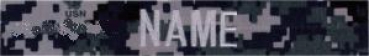 US NAVY NWU NAMETAPE E-6 below
