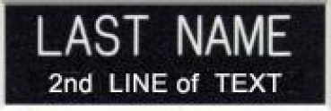 US Army Dress Uniform 2 LINE NAME PLATE