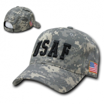 USAF Digital Branch Cap with USA Flag