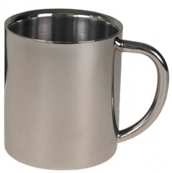 Edelstahl Tasse doppelwandig 0,25 liter