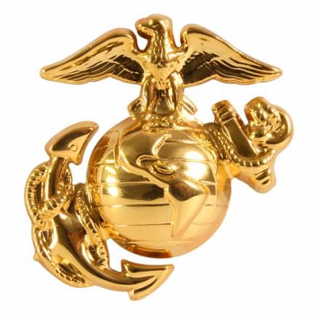 USMC US MARINE CORP GLOBE & ANCHOR HAT PIN