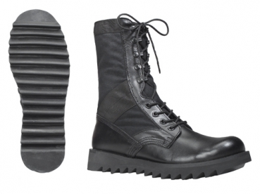 MILITARY RIPPLE SOLE GI TYPE JUNGLE BOOT BLACK