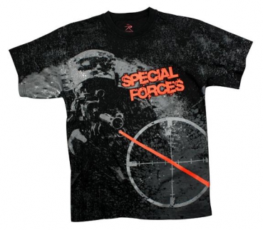 VINTAGE BLACK 'SPECIAL FORCES' TEE