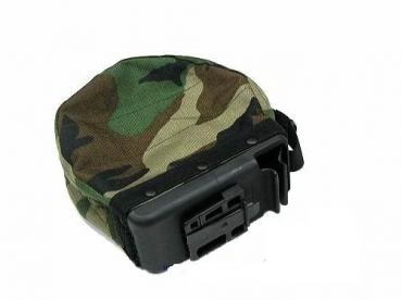 US ARMY M249 SAW 200 Round soft Pack Ammo Pouch woodland camouflage