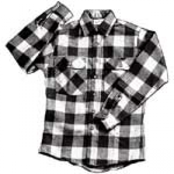 EXTRA HEAVYWEIGHT BRAWNY FLANNEL SHIRT WHITE