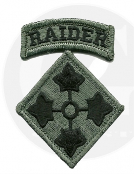 1st Battalion 4th Infantry Division RAIDER TF 121 Saddam Capture Team ACU Patch